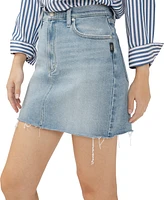 Silver Jeans Co. Women's Denim Mini Skirt