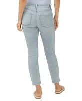 Silver Jeans Co. Women's Isbister High Rise Ankle Straight Leg Luxe Stretch