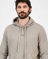 Guess Men's Regular-Fit Textured Botanical Jacquard Hoodie