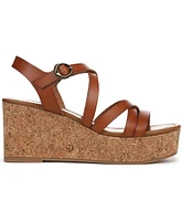 Blowfish Malibu Women's Aurora Open Square Toe Strappy Wedge Sandals
