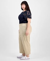 Tommy Hilfiger Plus Cropped Cargo Pants