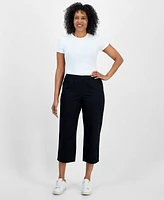 Style & Co Women's Mid-Rise Pull-On Capri Pants, Regular Petite, Exclusively at Macy's