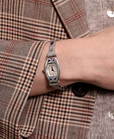 Bulova 150th Anniversary Women's Art Deco Miss America Stainless Steel Expansion Bracelet Watch 18mm