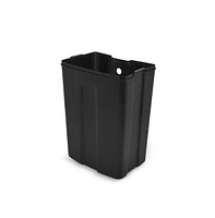 3.2 Gal./12 Liter Stainless Steel Rectangular Step-on Trash Can for Bathroom and Office