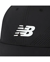 New Balance Adult Unisex Light Yellow 6 Panel Stretchable Performance Running Mesh Adjustable Hat