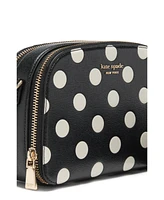 Kate Spade New York Devin Dot Double Zip Dome Crossbody Bag