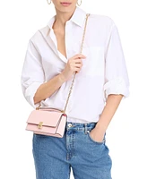 Kate Spade New York Women's Deco Pebbled Mini Flap Chain Crossbody Bag