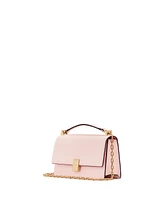 Kate Spade New York Women's Deco Pebbled Mini Flap Chain Crossbody Bag