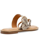 Dv Dolce Vita Women's Joolz Buckle Slip-On Flat Sandals
