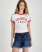 Grayson Threads, The Label Juniors' Los Angeles Ringer T-Shirt