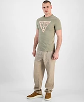 Guess Men's Slim-Fit Triangle Logo Graphic T-Shirt