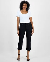 Style & Co Women's Mid-Rise Curvy Capri Jeans, Created for Macy's