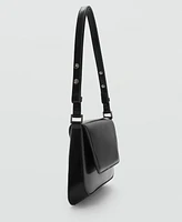 Mango Women's Strap Detail Shoulder Bag