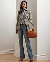 Lauren Ralph Women's High-Rise Wide-Leg Jeans