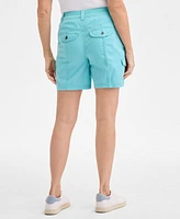 Style & Co Women's Comfort-Waist Cargo Shorts, Regular Petite, Created for Macy's
