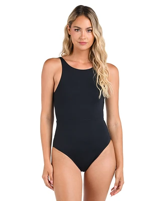 La Blanca Women's Island Goddess Scoop-Neck Swimsuit