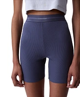 Calvin Klein Women's Ribbed Bike Shorts QS7216