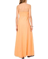1.state Women's Strapless Maxi Dress