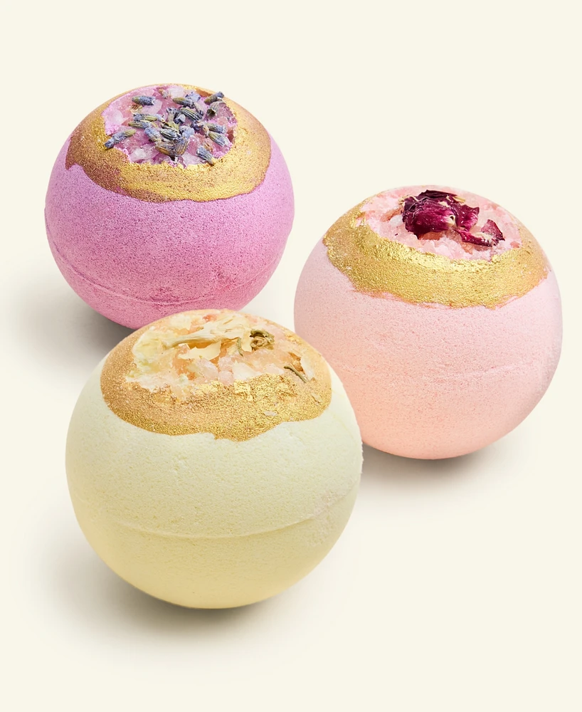 Macy's Flower Show 3-Pc. Bath Fizz Set, Exclusively at Macy's