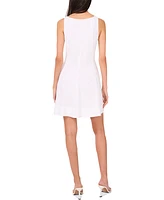 1.state Women's Scoop-Neck Full-Circle Mini Dress