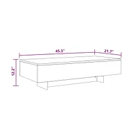 Coffee Table High Gloss White