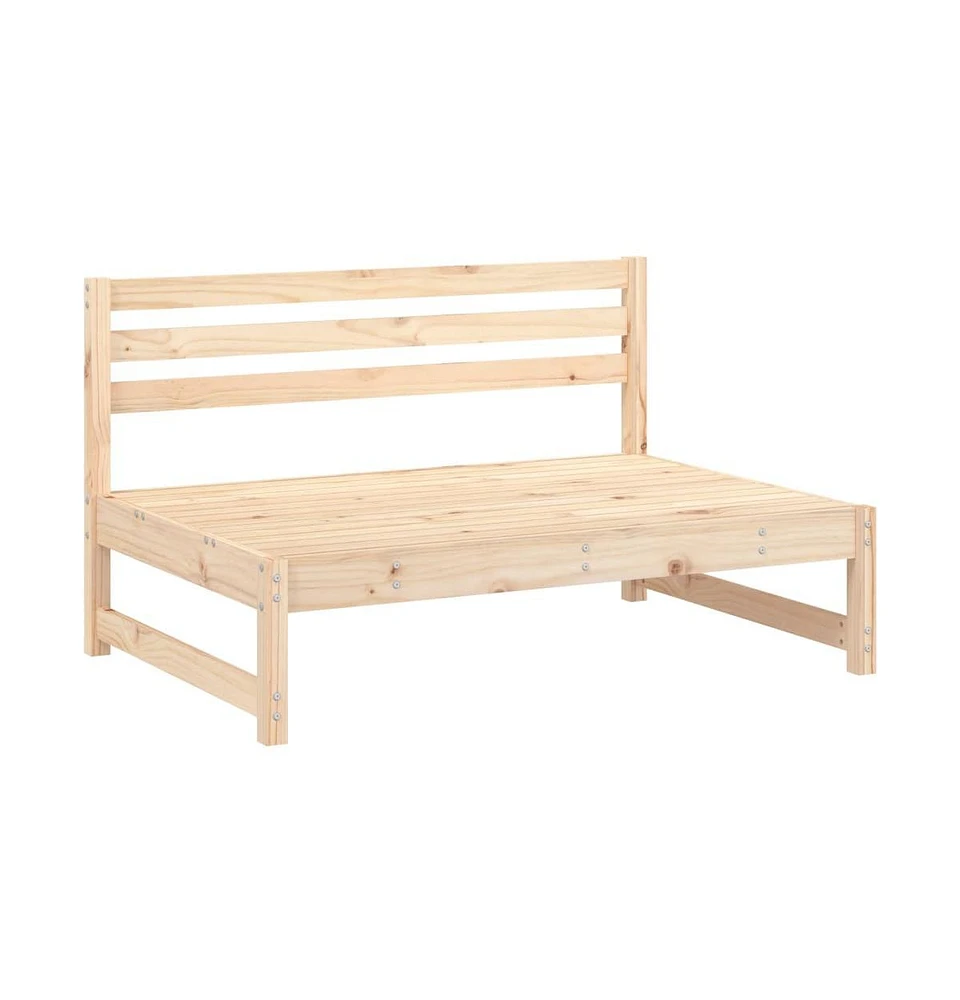 Patio Middle Sofa 47.2"x31.5" Solid Wood Pine