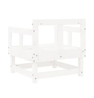 Patio Chairs 2 pcs Solid Wood Pine