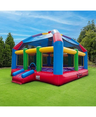 Xjump Grand Party Dome 20' x 20' Commercial Grade Bounce House , Moonwalk Bouncer Jumper for Kids and Adults, Indoor Outdoor, Pvc Vinyl, Birthday Part