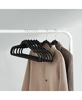 20-Pack Velvet Hangers, Non-Slip Suit Hangers with Shoulder Notches for Clothes Organization