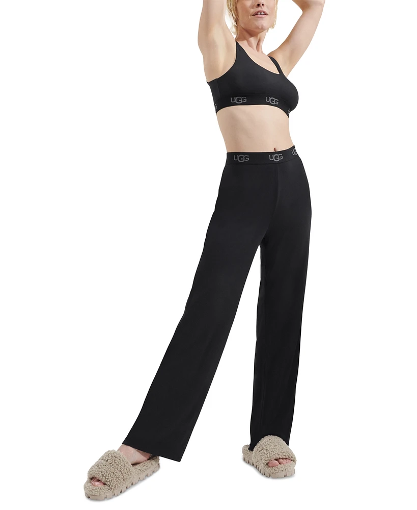 Ugg Women's Britta High-Rise Wide-Leg Pajama Pants