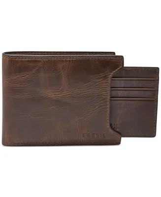 Men's Fossil Derrick 2 In1 Bifold Leather Wallet