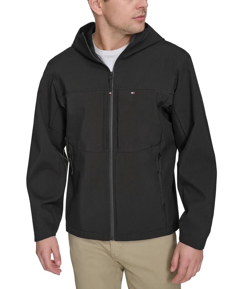 Tommy Hilfiger Men's Softshell Rain Hoodie