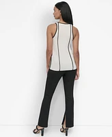 Dkny Women's Contrast Trim Tank Top