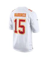 Nike Men's Patrick Mahomes White Kansas City Chiefs Super Bowl Lix Patch Fashion Game Jersey