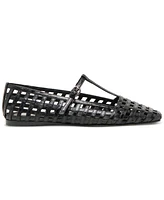 Dolce Vita Women's Rains T-Strap Woven Mary Jane Flats