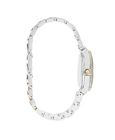 Jessica Carlyle Women's Shiny Two Tone Metal Alloy Analog Watch, 34mm