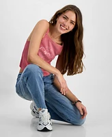 Love Tribe Juniors' Take Me to the Ranch Graphic Tank Top
