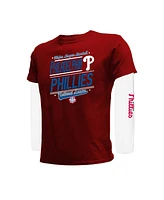 Stitches Big Boys and Girls Red/White Philadelphia Phillies Combo T-Shirt Set