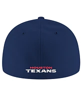 New Era Men's Navy Houston Texans Omaha Low Profile 59FIFTY Fitted Hat