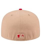 New Era Men's Khaki Washington Nationals 59FIFTY Fitted Hat