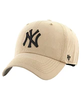 '47 Brand Men's Khaki New York Yankees Dusted Franchise Fitted Hat