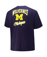 Fanatics Men's Navy Michigan Wolverines Big Tall Helmet T-Shirt