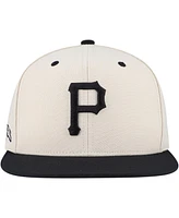 Mitchell & Ness Men's Cream Pittsburgh Pirates Snapback Hat