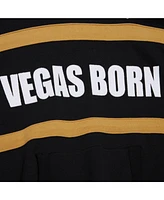 Mitchell & Ness Men's Black Vegas Golden Knights Head Coach Slogan Pullover Hoodie