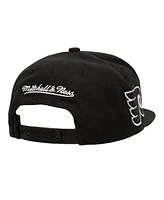 Mitchell & Ness Men's Black Philadelphia Flyers Team Snapback Hat