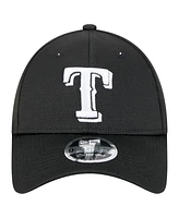 New Era Men's Black Texas Rangers Pivot 9FORTY Adjustable Hat