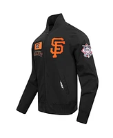 Pro Standard Men's Black San Francisco Giants Area Code Twill Full-Zip Jacket