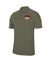 Nike Men's Olive Virginia Tech Hokies Military Appreciation Tour Performance Polo