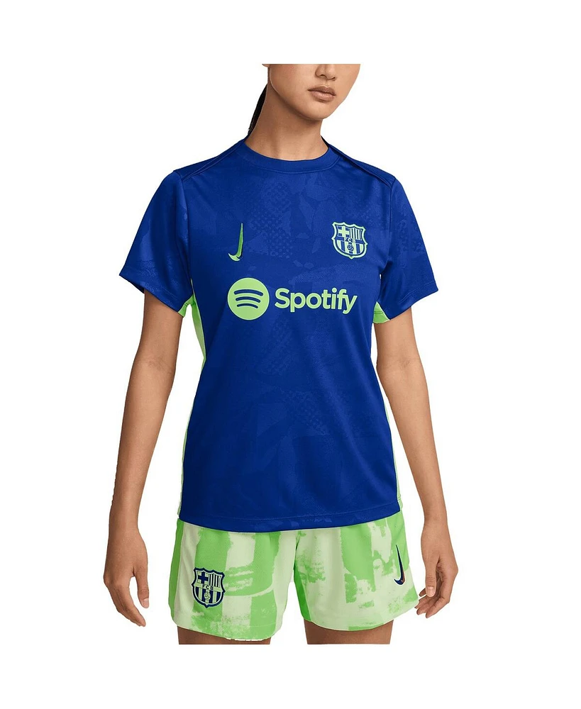 Nike Women's Royal Barcelona 2024/25 Academy Pro Pre-Match Top