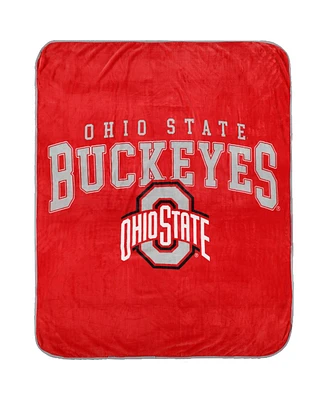 Pegasus Home Fashions Ohio State Buckeyes Vintage Arch Ultra Soft 50" x 60" Blanket